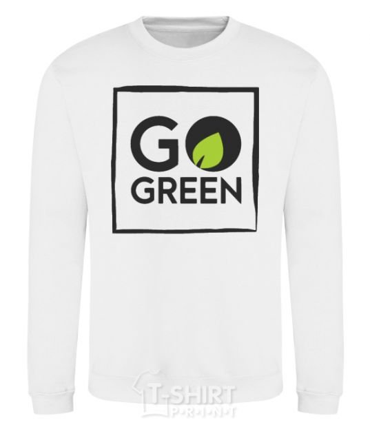 Sweatshirt Go green White фото