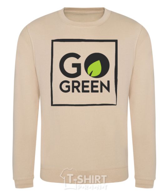 Sweatshirt Go green sand фото