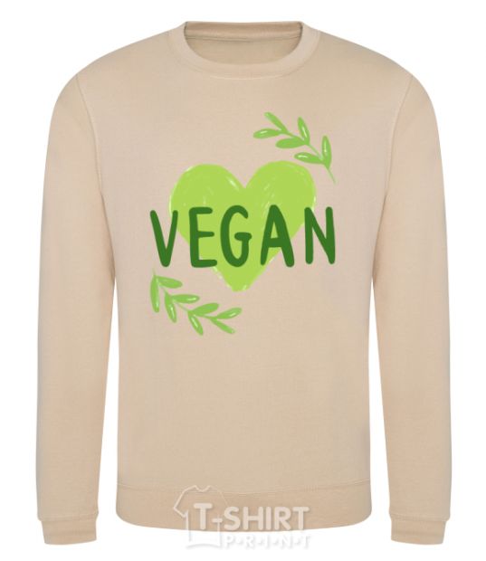 Sweatshirt Vegan sand фото