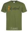 Men's T-Shirt All natural carrot millennial-khaki фото