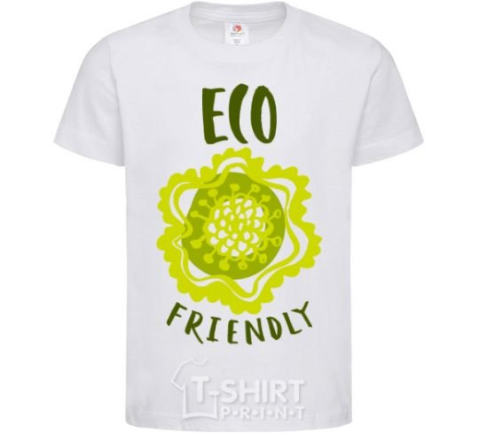 Детская футболка ECO friendly Белый фото