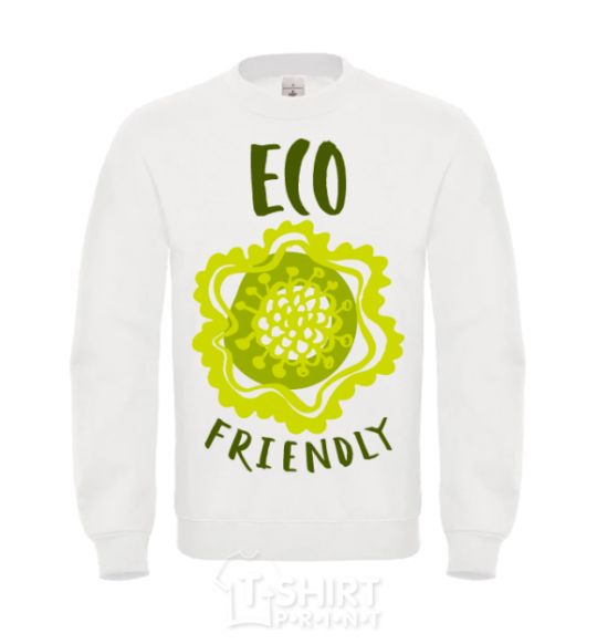 Sweatshirt ECO friendly White фото