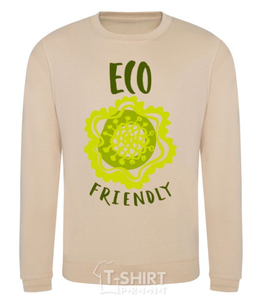 Sweatshirt ECO friendly sand фото