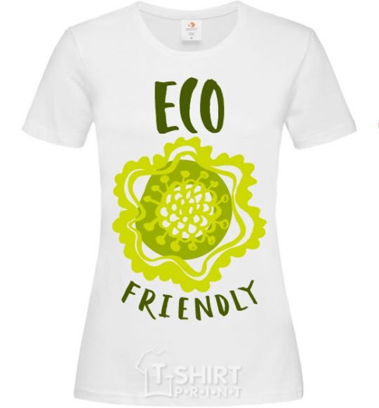 Women's T-shirt ECO friendly White фото