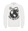 Sweatshirt Save the planet bomb White фото