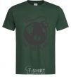 Мужская футболка Save the planet bomb Темно-зеленый фото