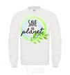 Sweatshirt Save our planet White фото