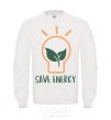 Sweatshirt Save energy White фото