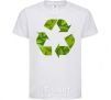 Kids T-shirt Eco sighn White фото