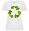 Women's T-shirt Eco sighn White фото