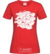 Women's T-shirt Fishes red фото
