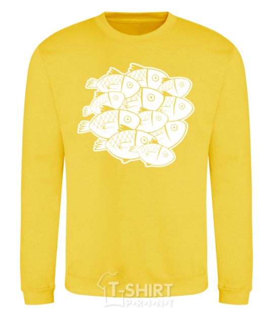 Sweatshirt Fishes yellow фото