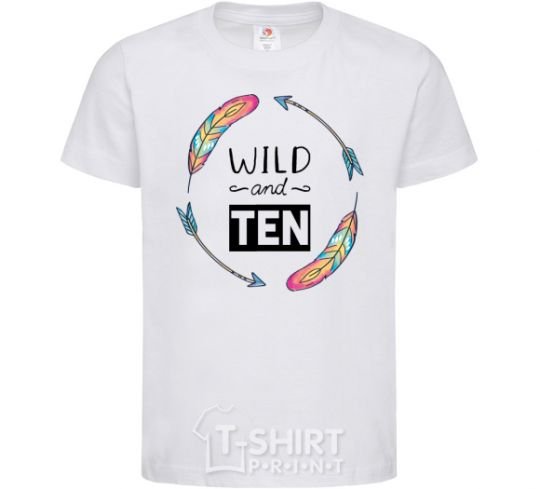 Kids T-shirt Wild and ten White фото