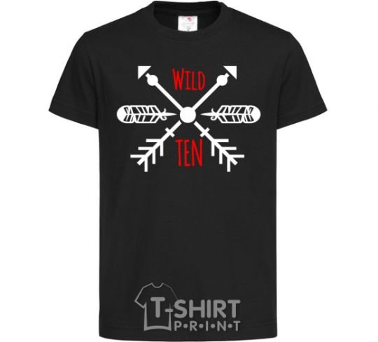 Kids T-shirt Wild ten boho black фото