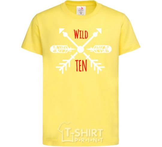 Kids T-shirt Wild ten boho cornsilk фото