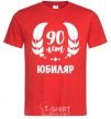 Men's T-Shirt 90th anniversary red фото