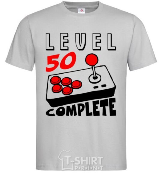 Men's T-Shirt Player Level 50 complete grey фото