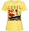 Женская футболка Player Level 50 complete Лимонный фото