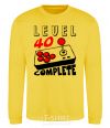 Sweatshirt Level 40 complete best player yellow фото