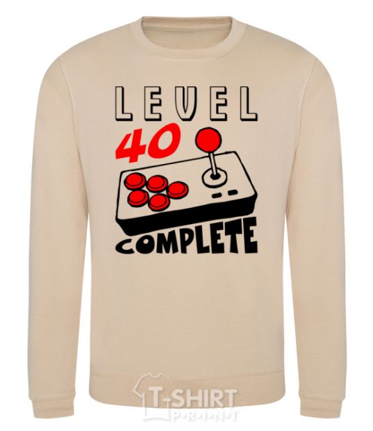 Sweatshirt Level 40 complete best player sand фото