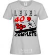 Women's T-shirt Level 40 complete best player grey фото