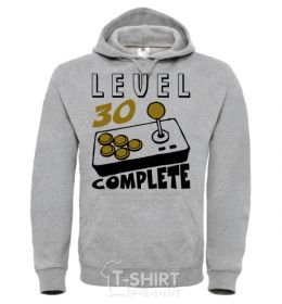 Men`s hoodie Level 30 complete sport-grey фото