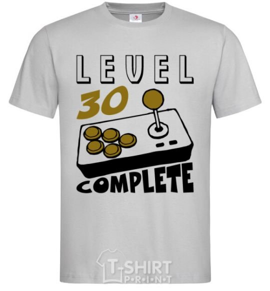 Men's T-Shirt Level 30 complete grey фото