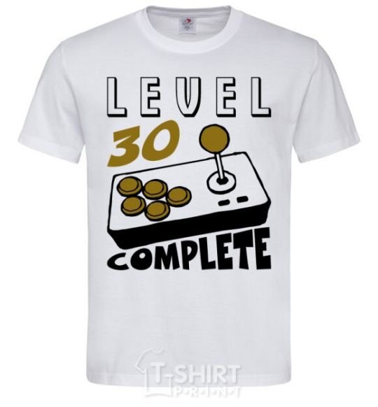 Men's T-Shirt Level 30 complete White фото