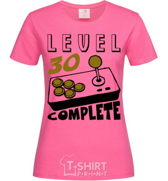 Женская футболка Level 30 complete Ярко-розовый фото