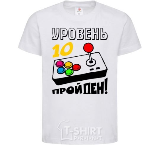 Детская футболка Level 10 complete Белый фото
