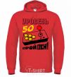 Men`s hoodie Level 50 - passed bright-red фото