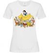Women's T-shirt Snow White and the Seven Dwarfs White фото