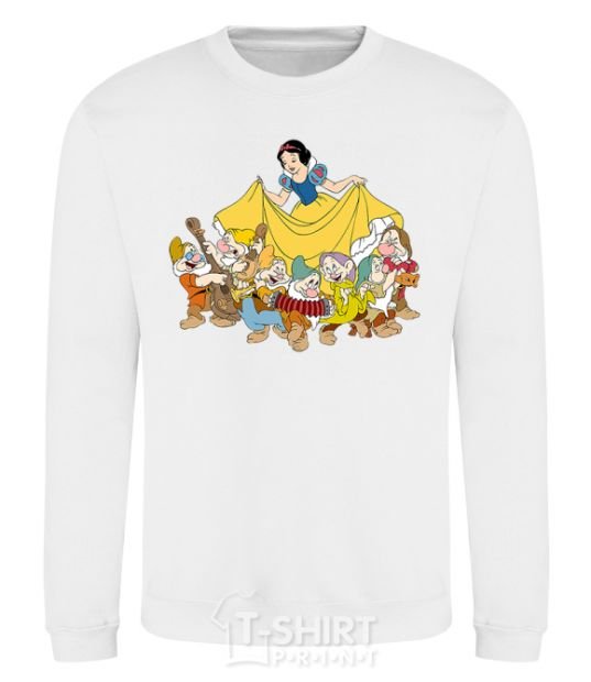 Sweatshirt Snow White and the Seven Dwarfs White фото