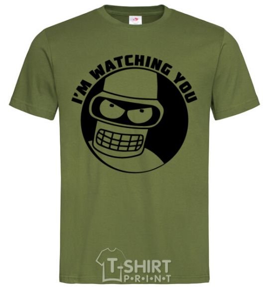 Men's T-Shirt Bender i'm watching you millennial-khaki фото