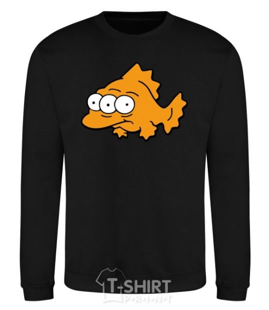 Sweatshirt Three-eyed fish black фото