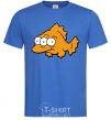 Men's T-Shirt Three-eyed fish royal-blue фото