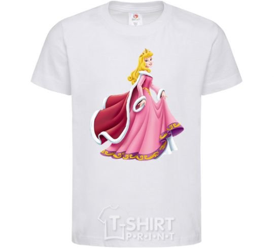 Kids T-shirt Princess Aurora White фото