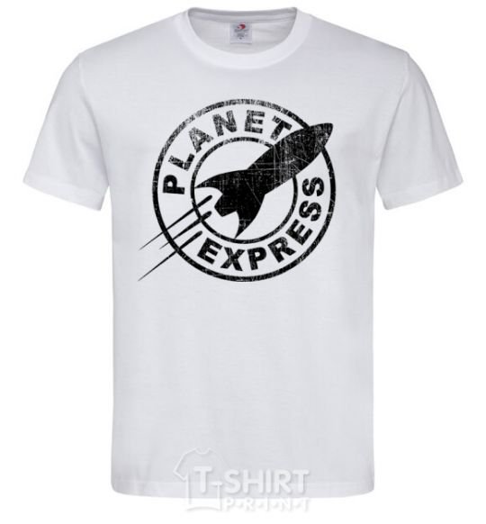 Мужская футболка Planet express Белый фото
