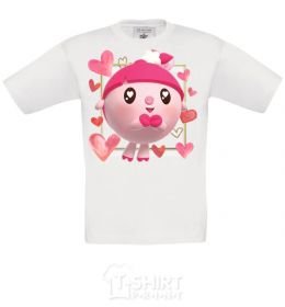 Kids T-shirt Malyshariki Nyusha White фото