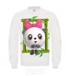 Sweatshirt Baby Panda White фото