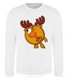 Sweatshirt Moose White фото