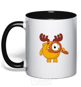 Mug with a colored handle