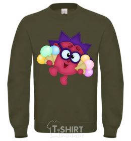 Sweatshirt Hedgehog with ice cream sand фото