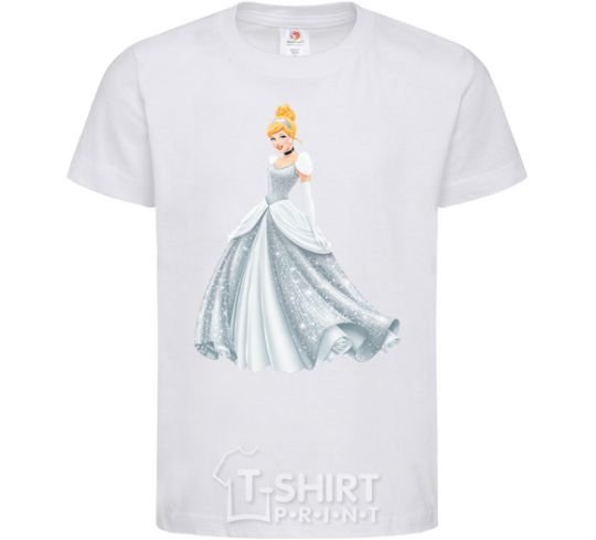 Детская футболка Cinderella Белый фото