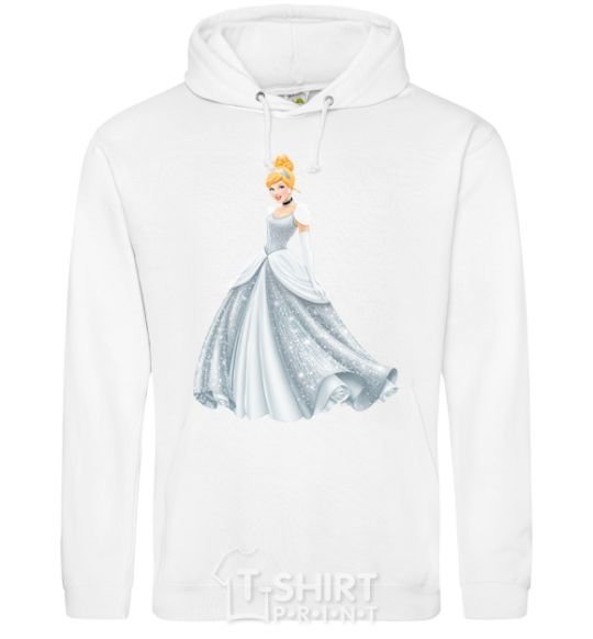 Men`s hoodie Cinderella White фото