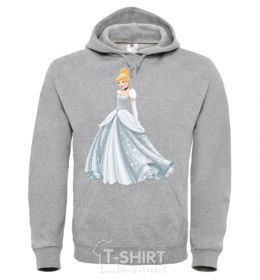 Men`s hoodie Cinderella sport-grey фото