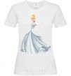 Women's T-shirt Cinderella White фото