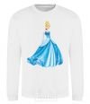 Свитшот Cinderella in blue Белый фото