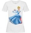 Women's T-shirt Cinderella with perfume White фото
