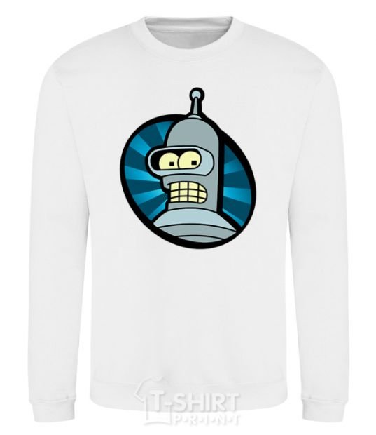 Sweatshirt Bender logo White фото